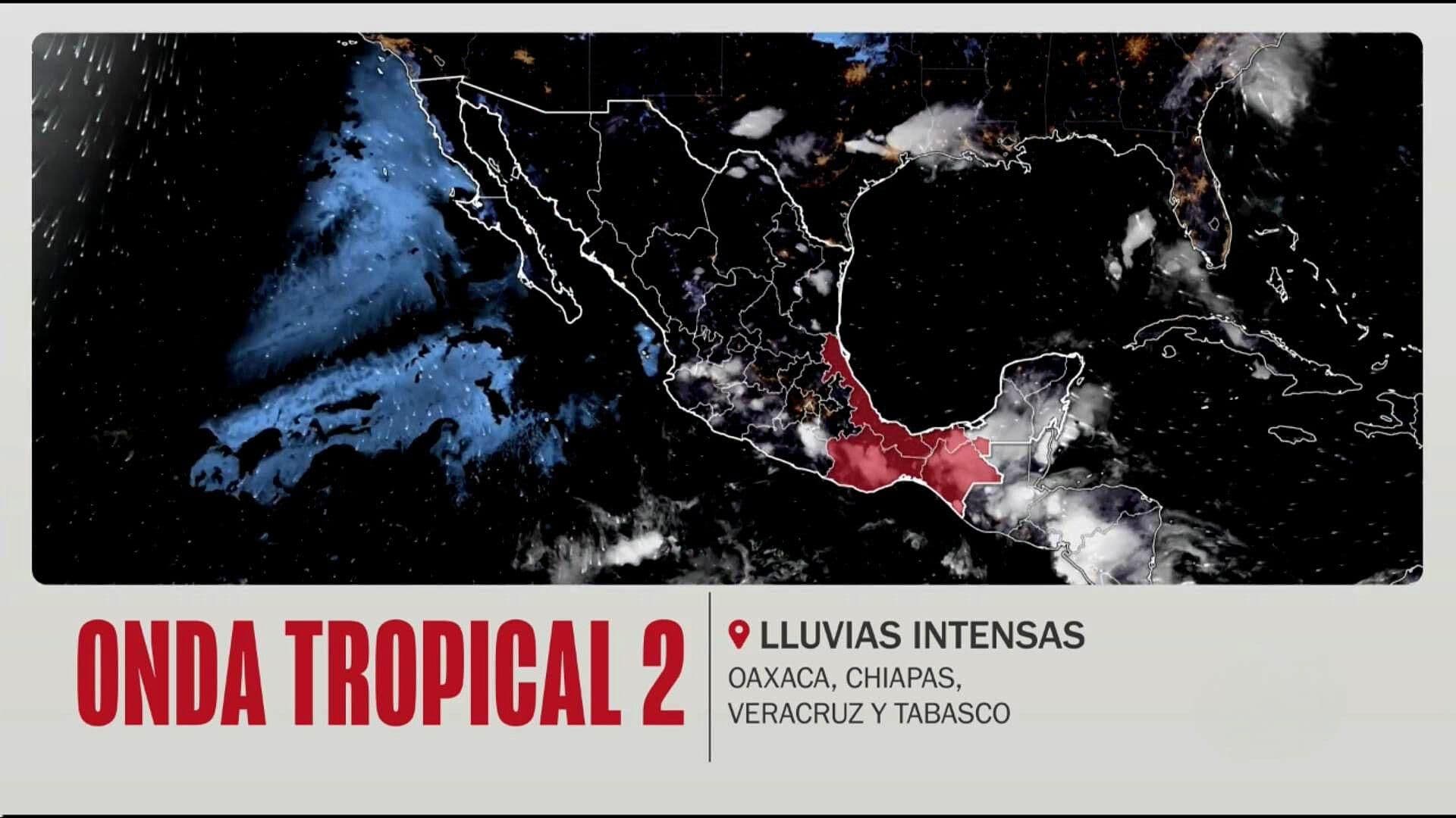 SMN alerta lluvias intensas