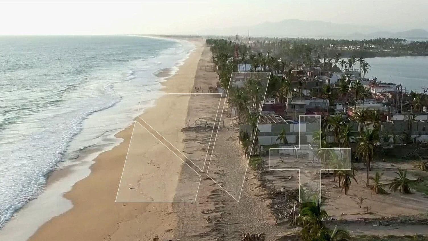 Huracán Otis Devastó 80% de Pie de la Cuesta