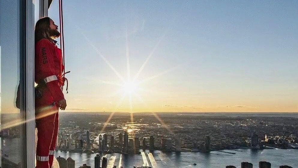 Jared Leto Comparte Imágenes de su Escalada al Empire State Building