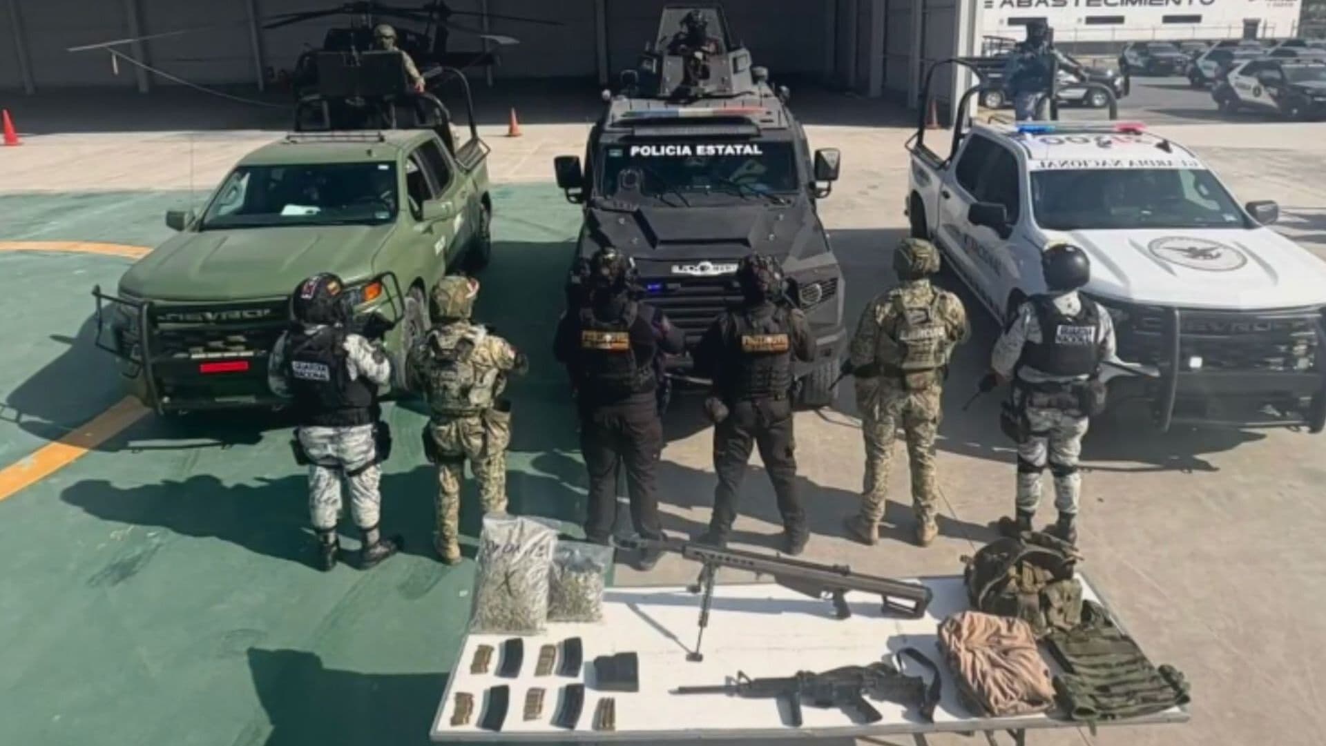Aseguran Droga y Armas en Camioneta Abandonada en Cadereyta, Nuevo León