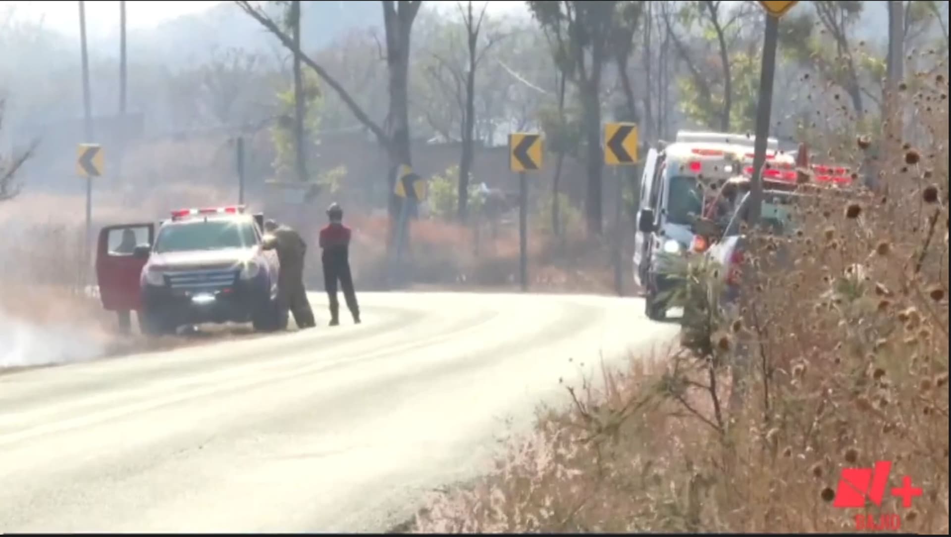 Incendio Quema Más de 500 Hectáreas de Pastizal en Comunidades de Silao