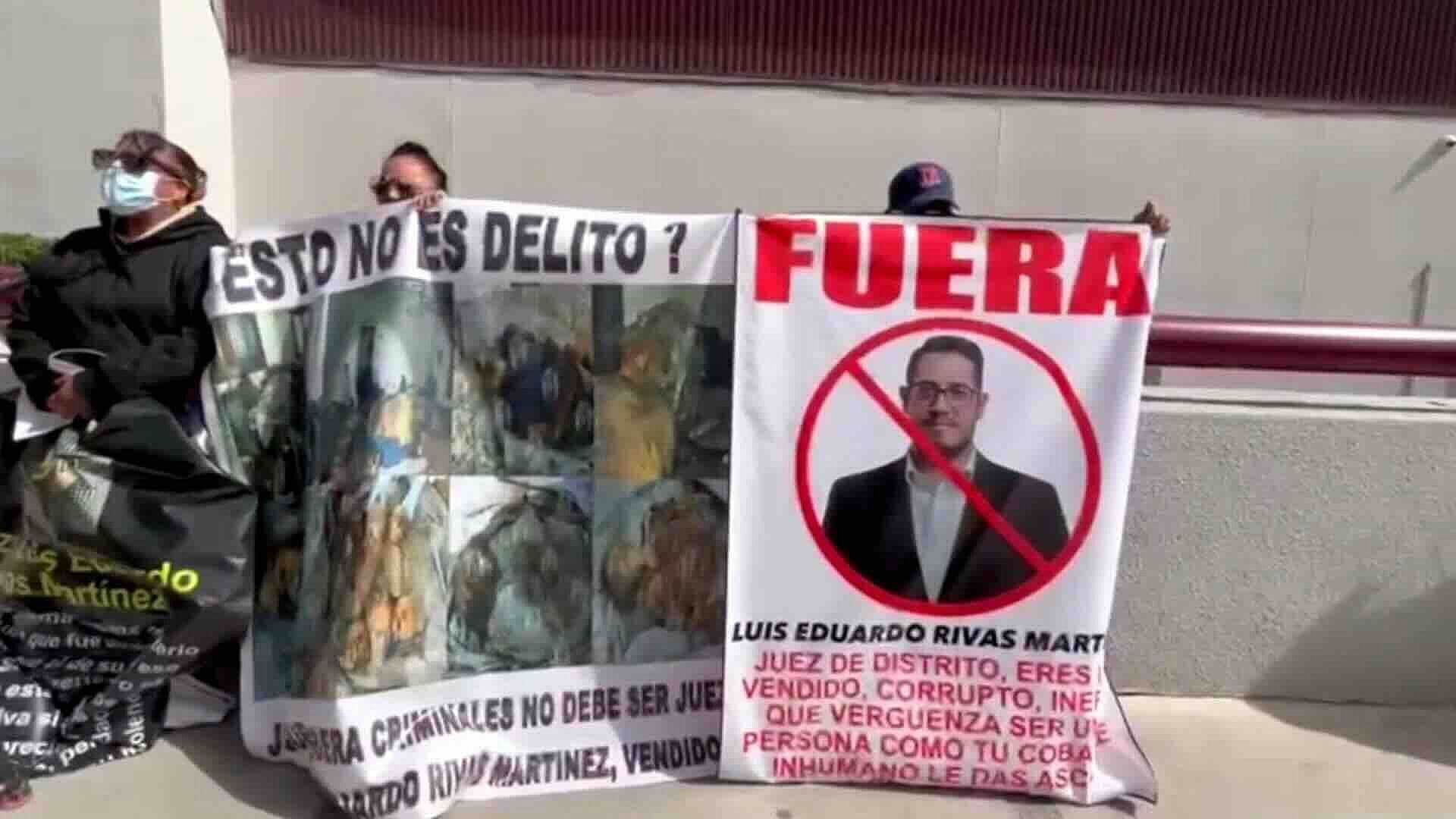 Protestan Colectivos por Liberación de Dueño de Crematorio Plenitud en Ciudad Juárez