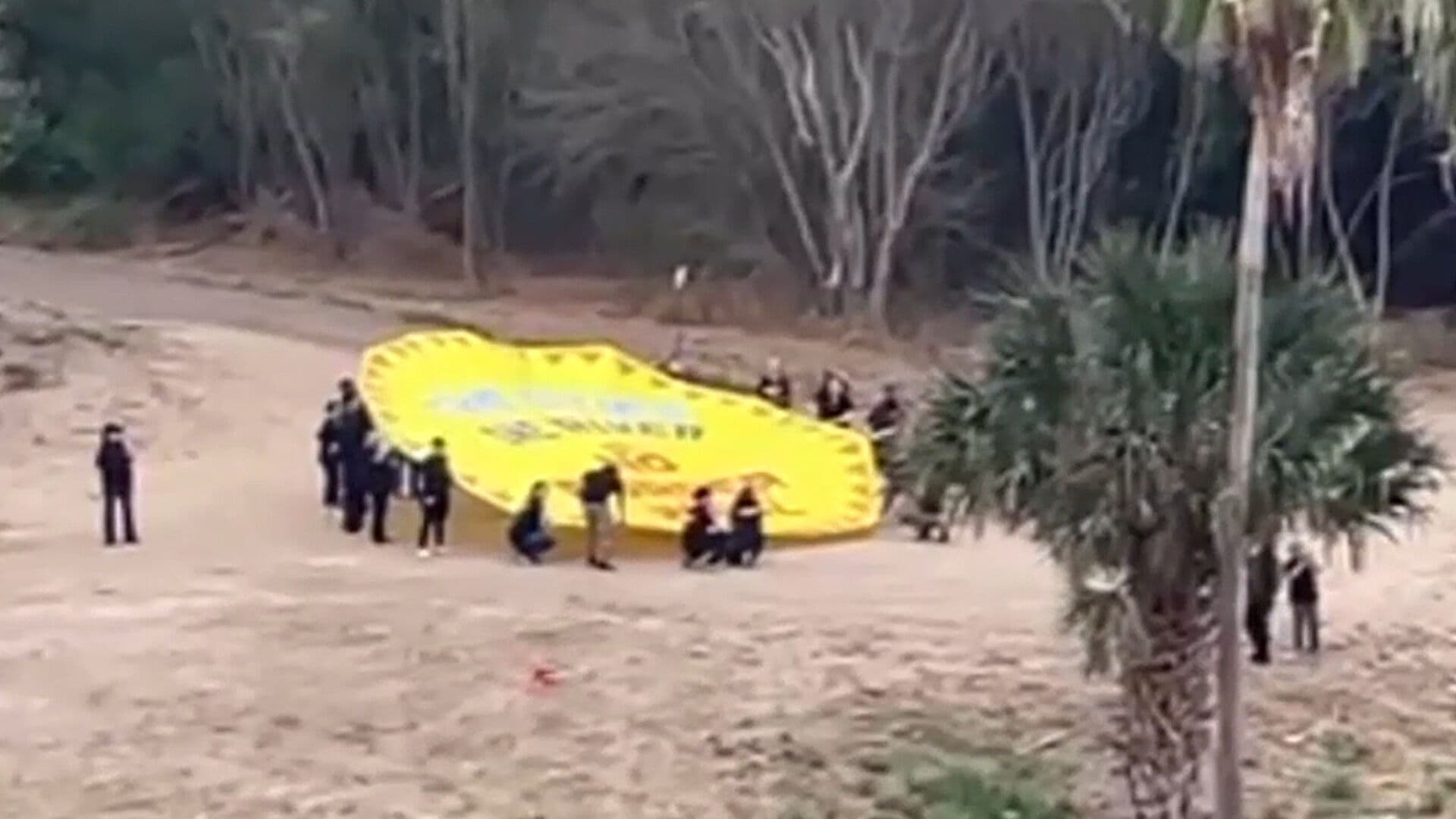 Protestaron Contra el Muro Fronterizo Durante la Ceremonia del Abrazo en Nuevo Laredo.