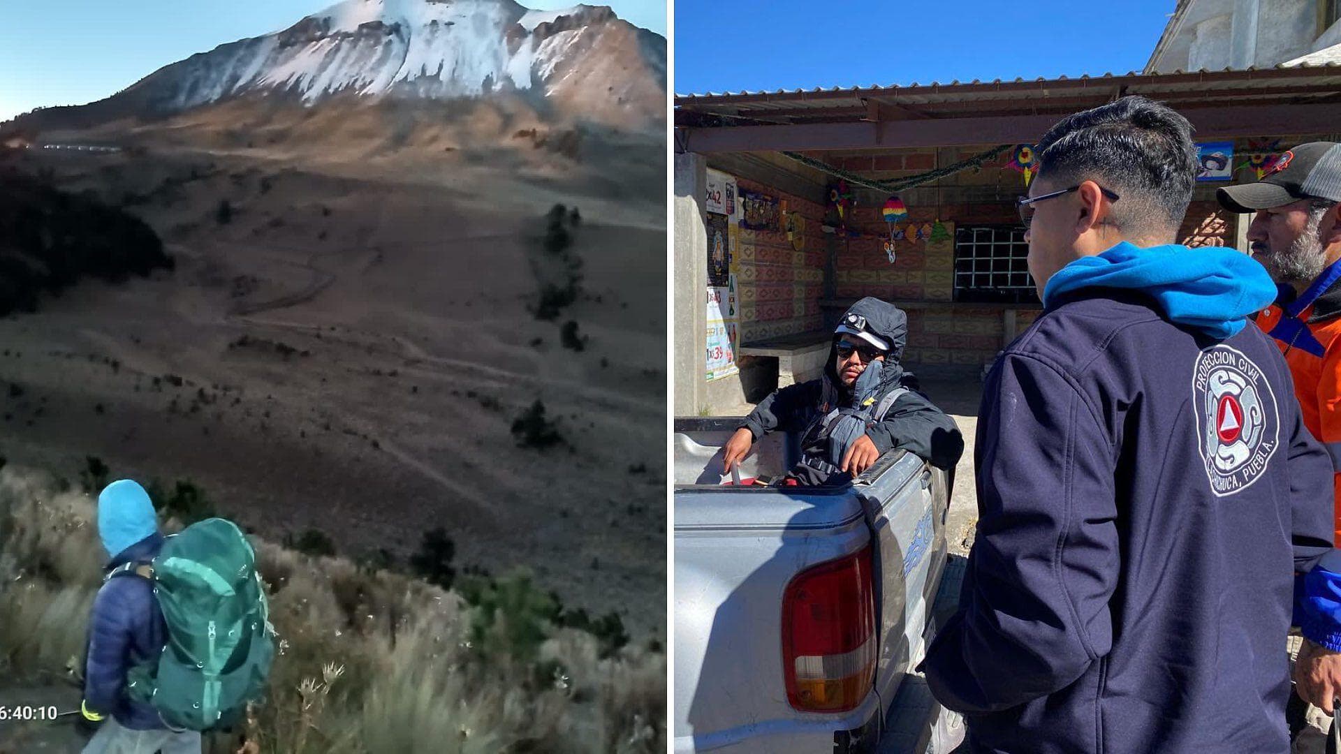 Rescatan con Vida a Dos Alpinistas Perdidos en el Citlaltépetl