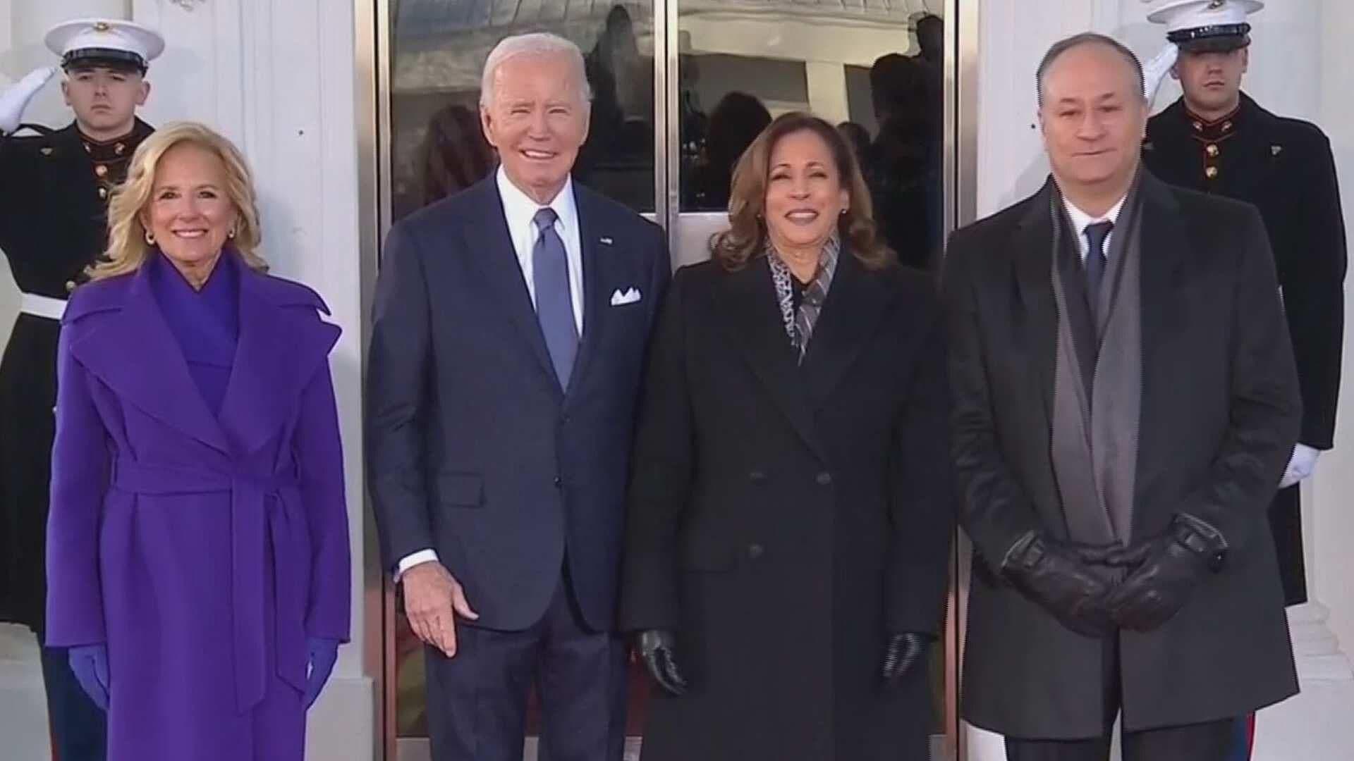 Joe Biden Recibe a Kamala Harris en la Casa Blanca