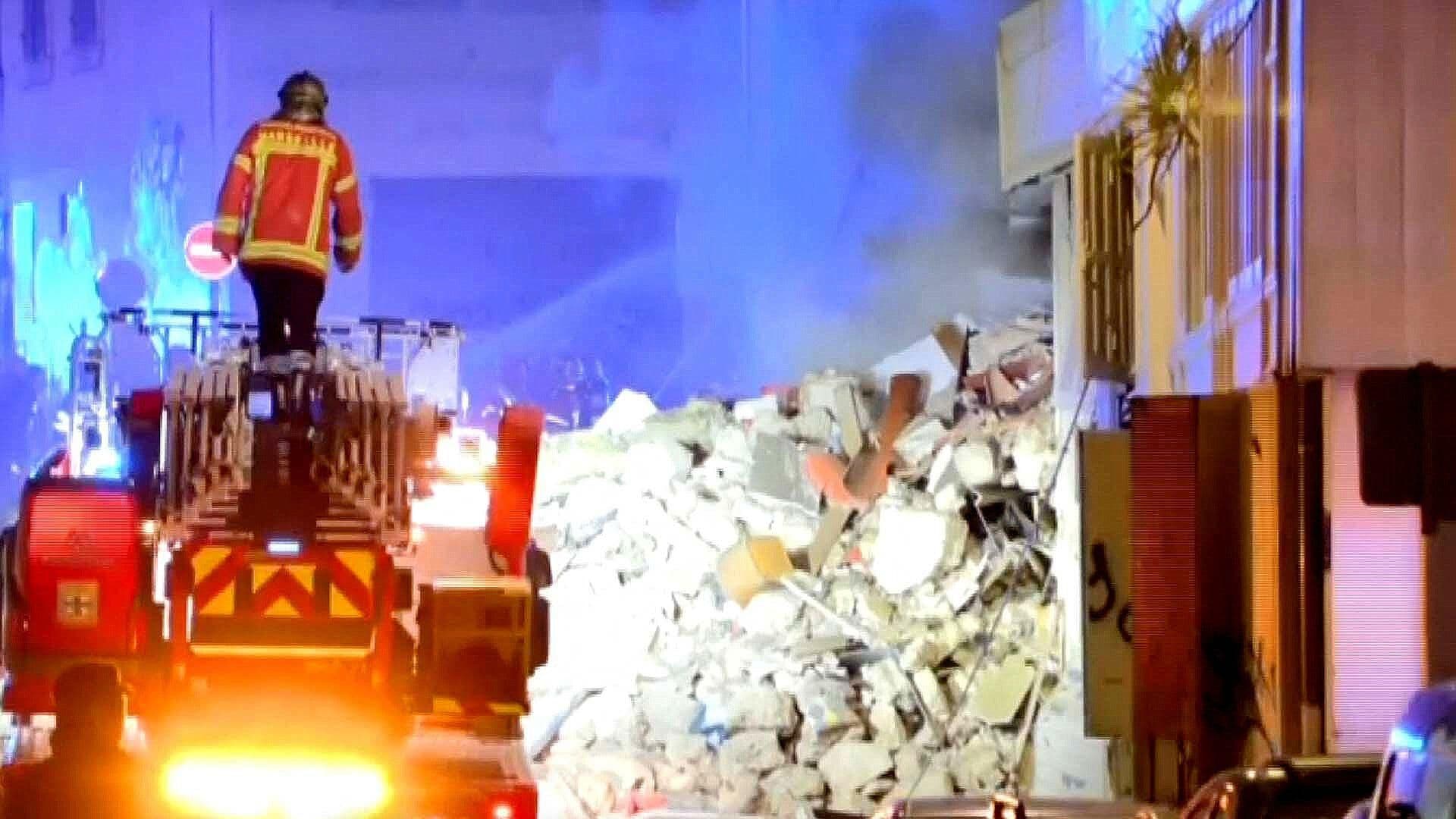 Colapsa Edificio en Marsella, Francia