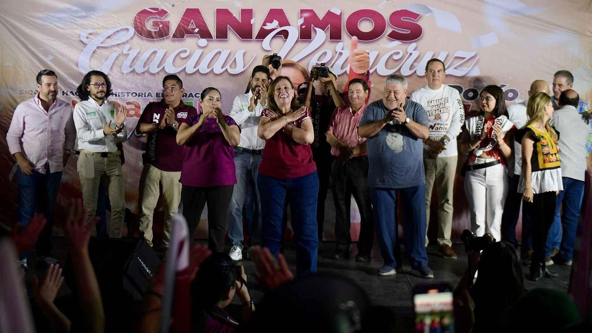 PREP Veracruz: Rocío Nahle Aventaja con 58.32% de Votos
