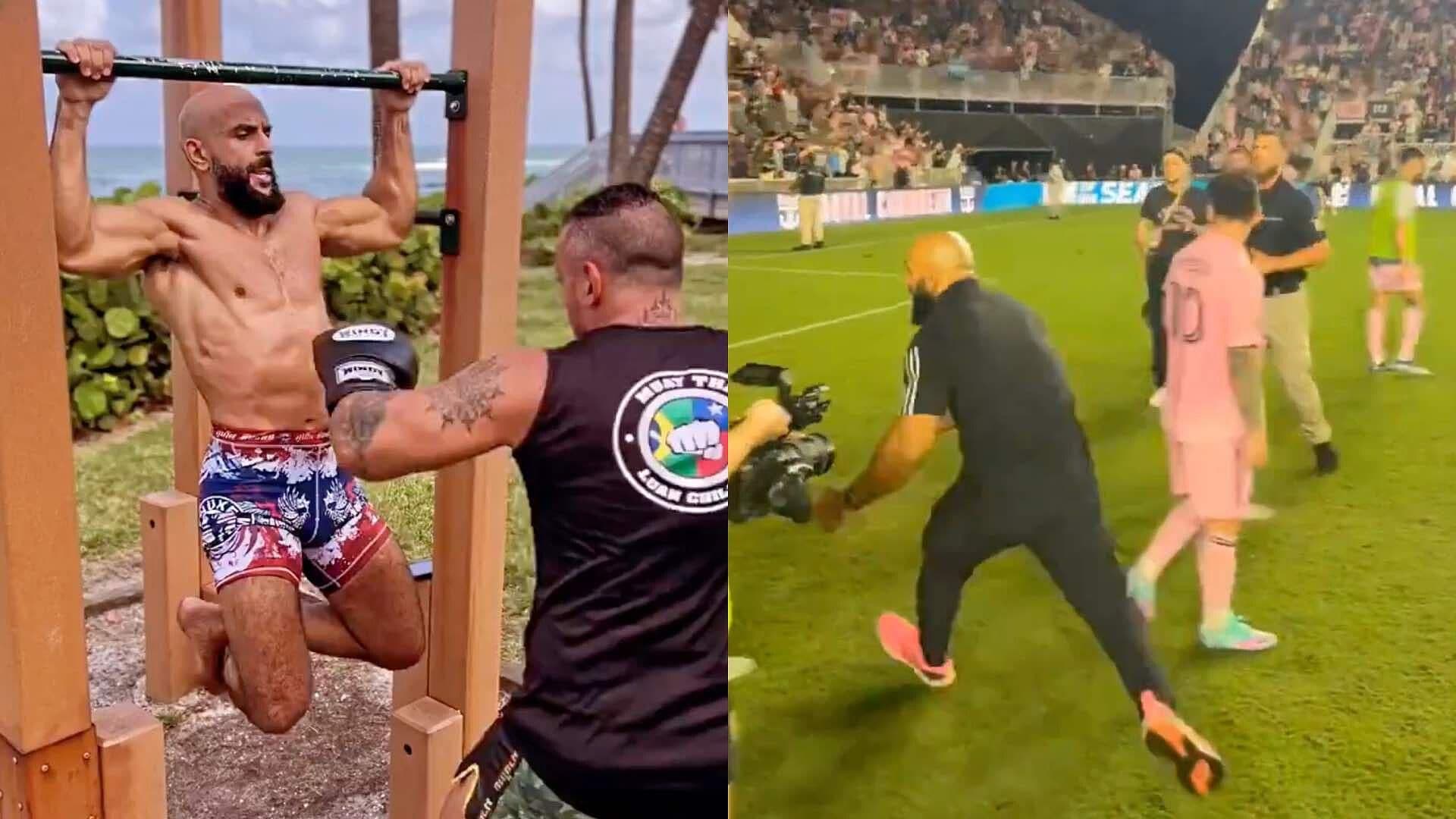 ¡Que Fuerte! Este es el Entrenamiento de Guardaespaldas de Lionel Messi