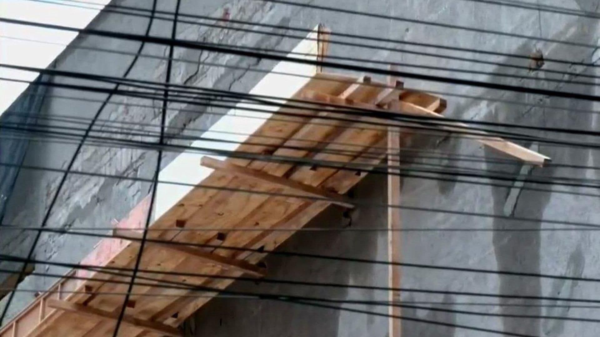 Caída de Andamio en la Col. Narvarte, en la Alcaldía Benito Juárez, Deja  2 Lesionados