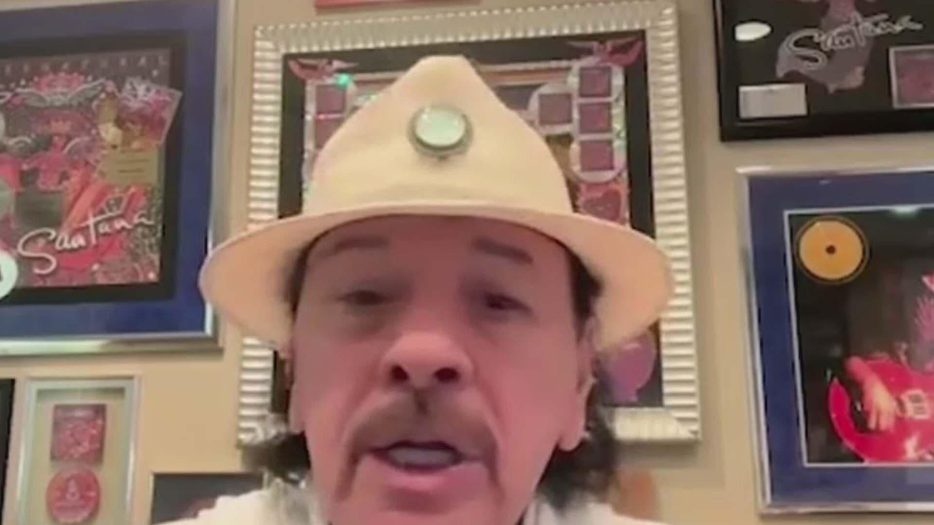 ‘Es un Honor’: Carlos Santana Estrena Material con Grupo Frontera