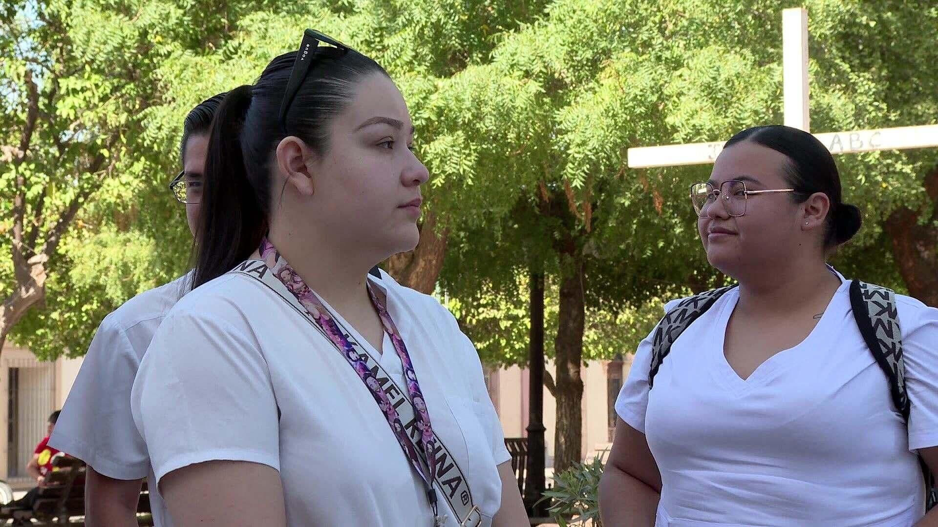 Enfermeros se Manifiestan Frente a Palacio de Gobierno en Hermosillo ¿Qué es lo Que Piden?