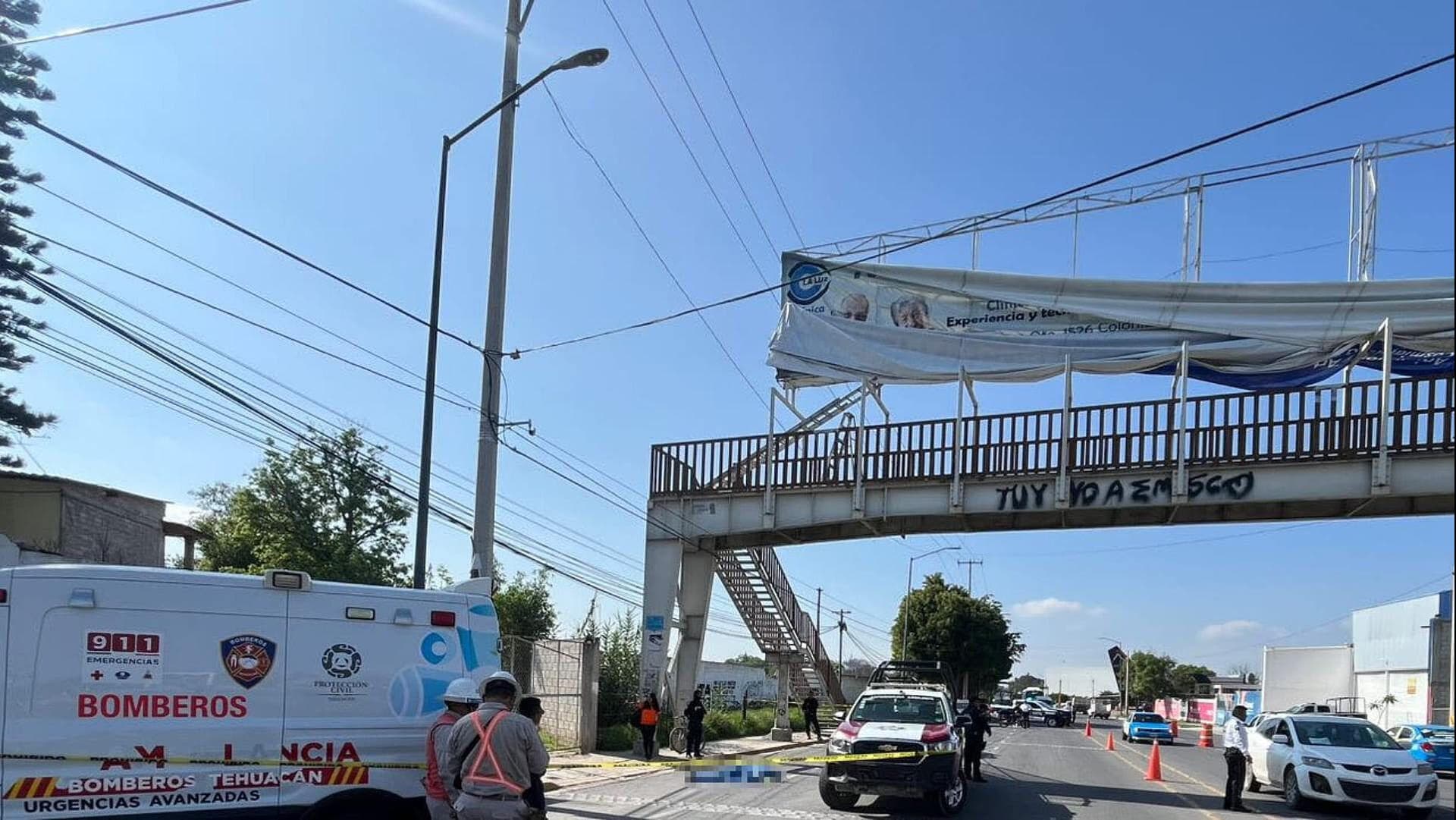 Trabajador Muerto por Descarga Eléctrica y Caída en Tehuacán
