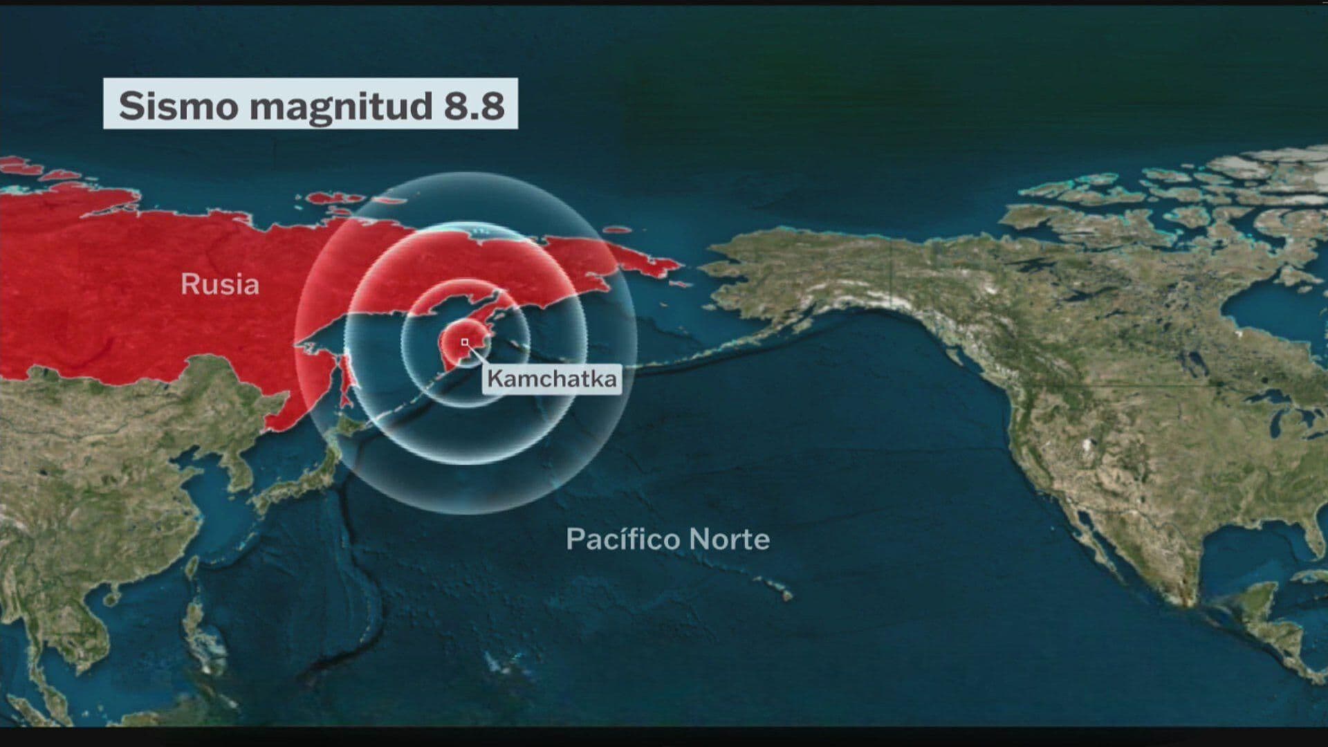 MAPA | Alerta de Tsunami en el Anillo de Fuego: Evacuaciones en Japón, Rusia y Hawái