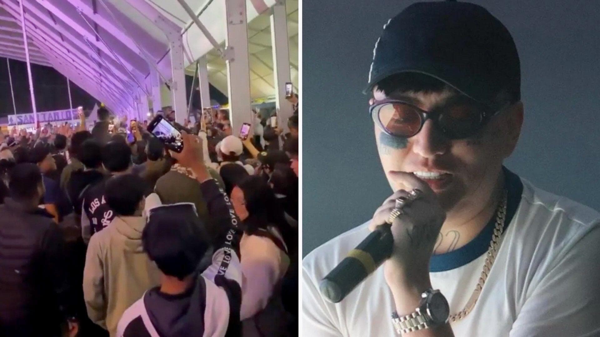 Dani Flow Interrumpe su Concierto por el Robo de su Gorra