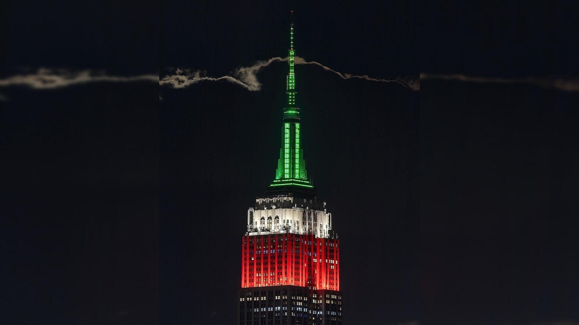 Empire State se Ilumina con Colores de México por Día de la Independencia