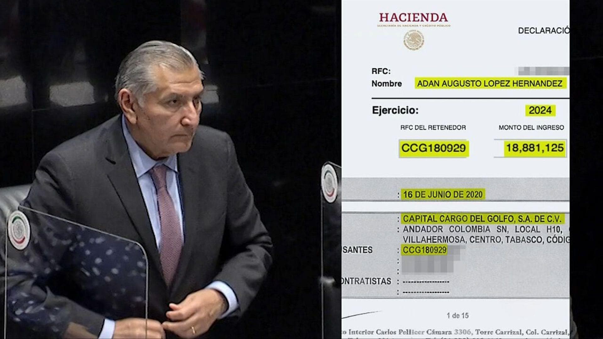 79 MDP, la Millonaria Suma Que Adán Augusto López Recibió de Empresas Privadas y No Declaró