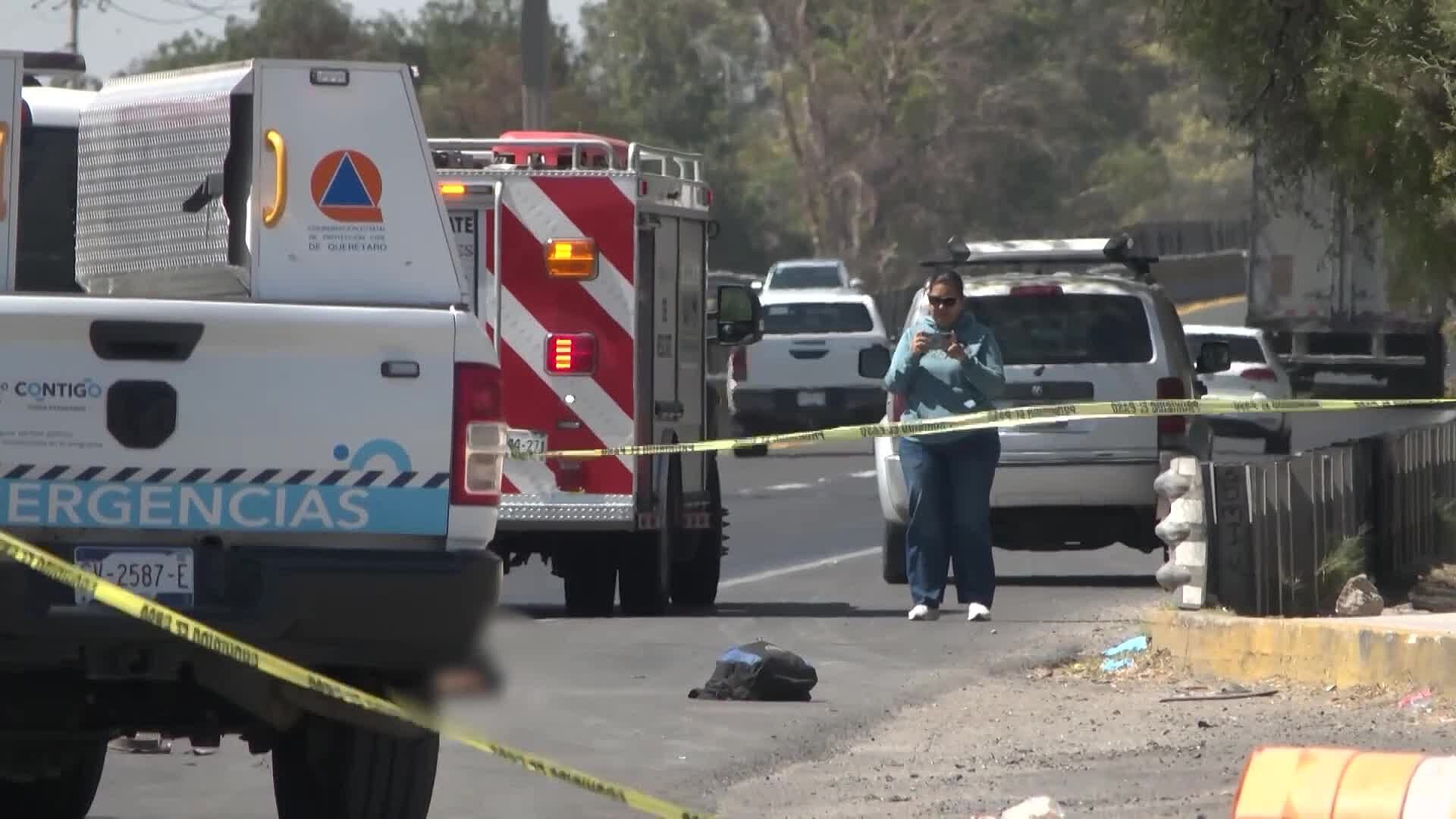 Muere Persona Atropellada en la Carretera de Querétaro a Celaya