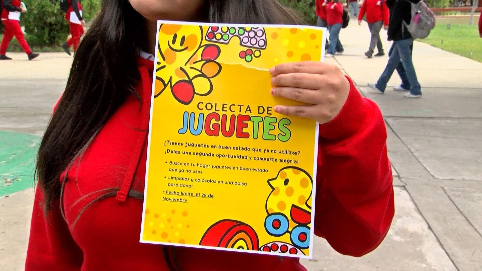 Estudiantes de Preparatorias en Tecate Inician Colecta Navideña de Juguetes para Orfanatos