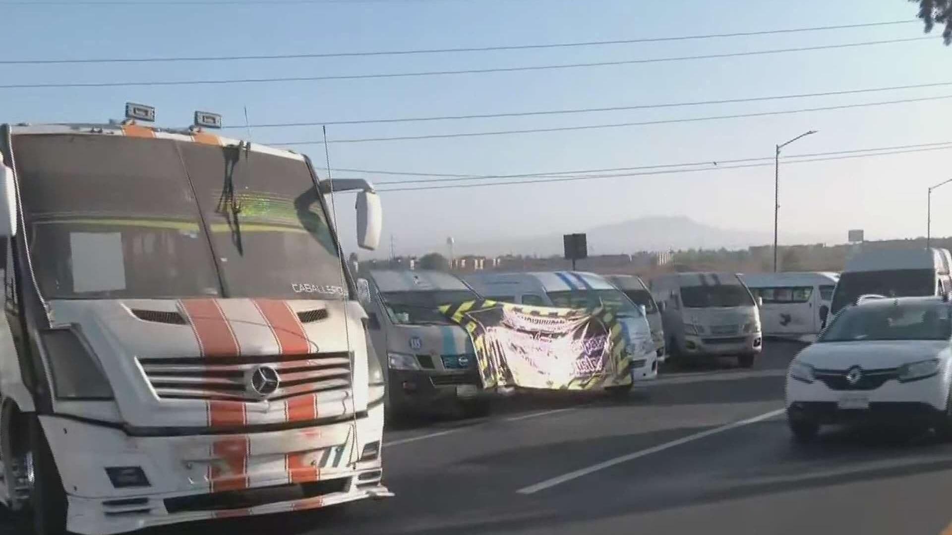 Transportistas Bloquean Hoy la Texcoco-Lechería