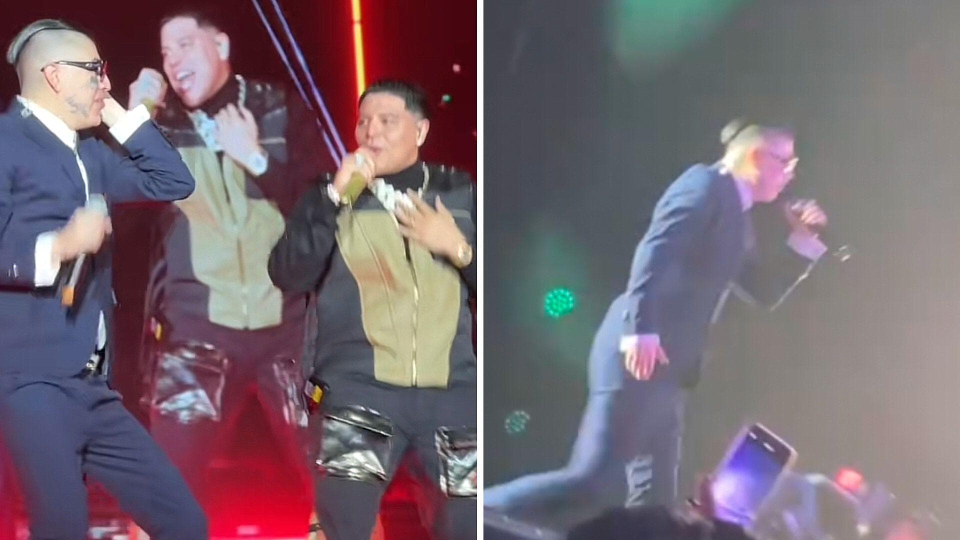 Dani Flow Manda Mensaje a Christian Nodal Durante Concierto de Grupo Firme