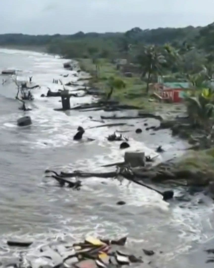 El Bosque, Localidad Desplazada por la Erosión Costera a Causa del Calentamiento Global