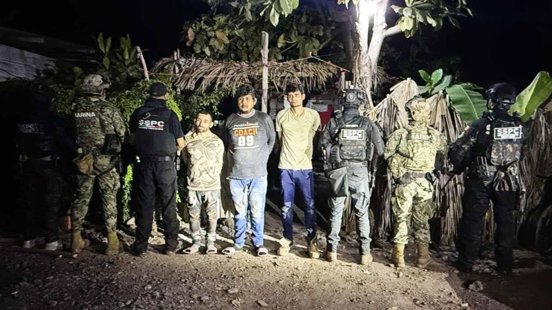 Detienen a 3 Presuntos Integrantes de una Célula Delictiva Durante un Operativo en Apatzingán