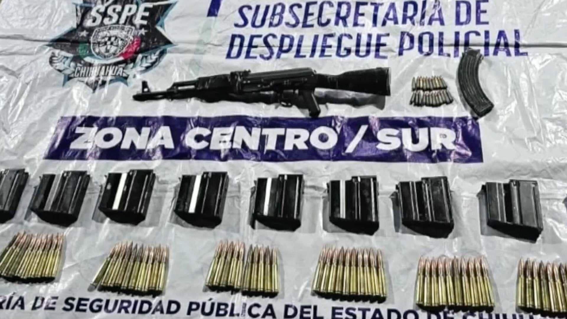 Detienen a Presunto Agresor de Militares en Parral, Chihuahua; Aseguran Armamento