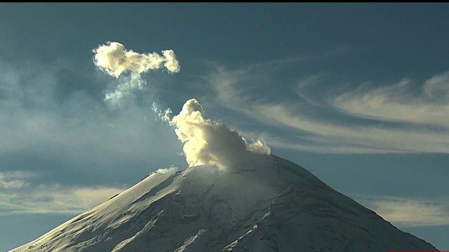 Popocatépetl Regala Hermosa Postal; Así se Ve Hoy 23 de Diciembre de 2025