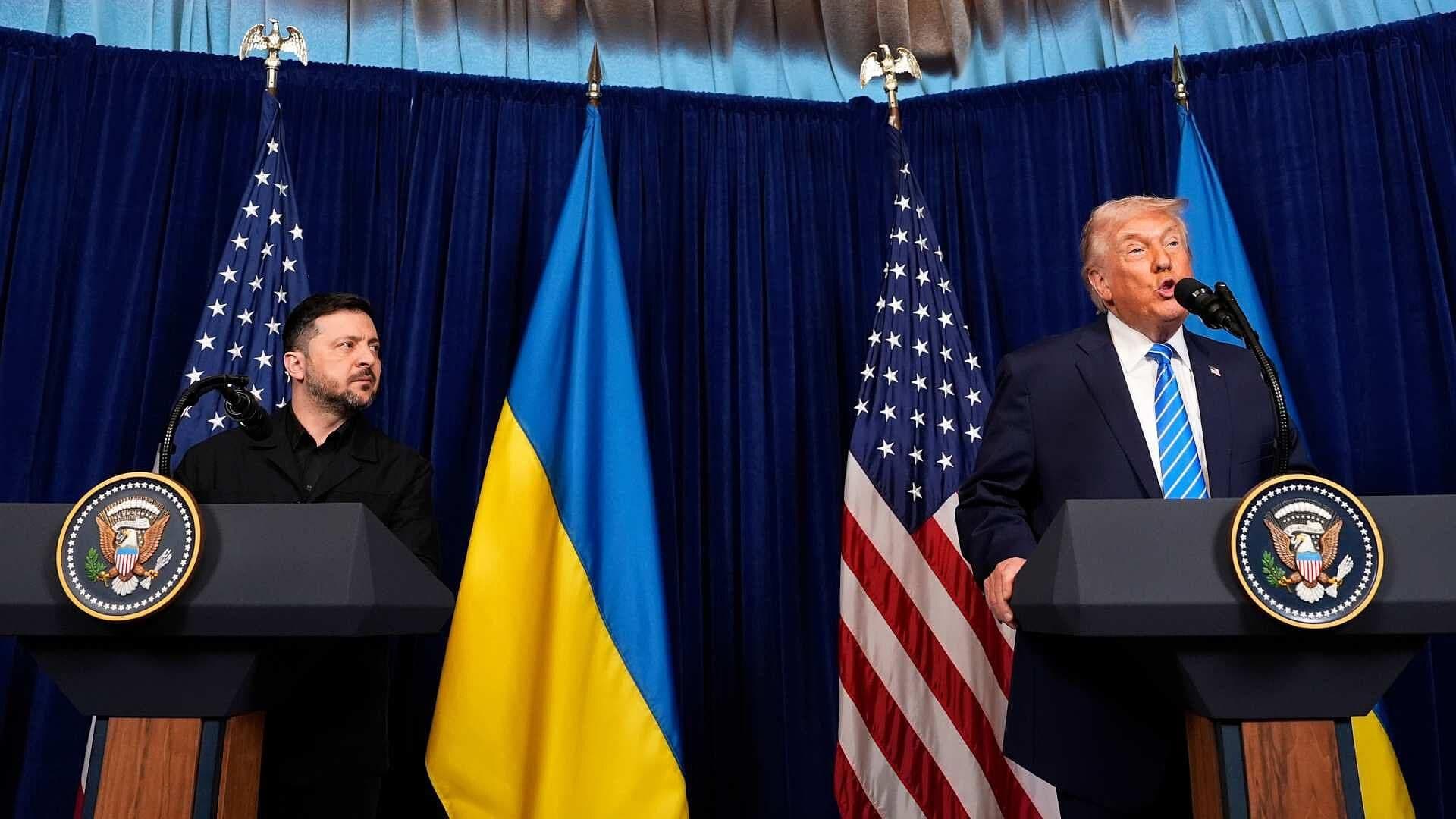 Trump y Zelenski Ofrecen Conferencia de Prensa Conjunta en Florida, EUA