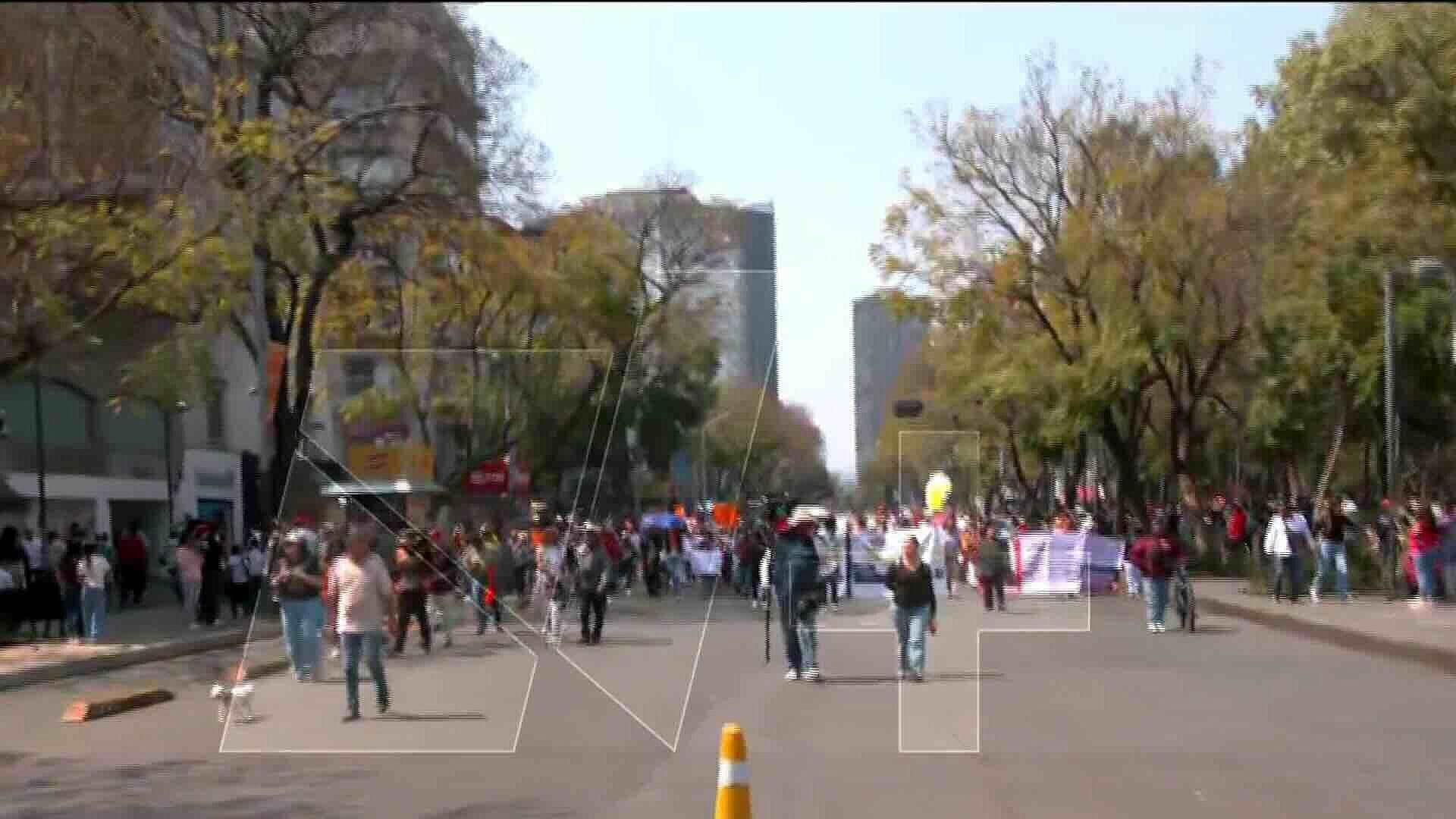 Marchan Grupos de Animalistas del Monumento a la Revolución al Zócalo en CDMX