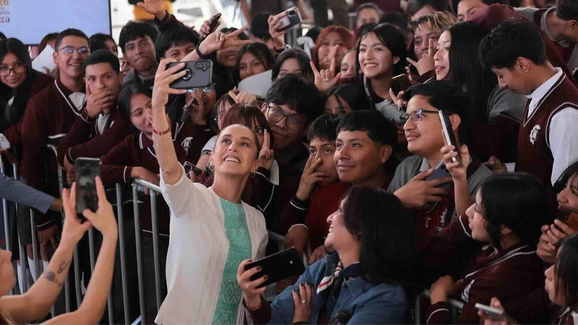 Claudia Sheinbaum Inaugura Ampliación del Bachillerato Nacional en San Pablo del Monte