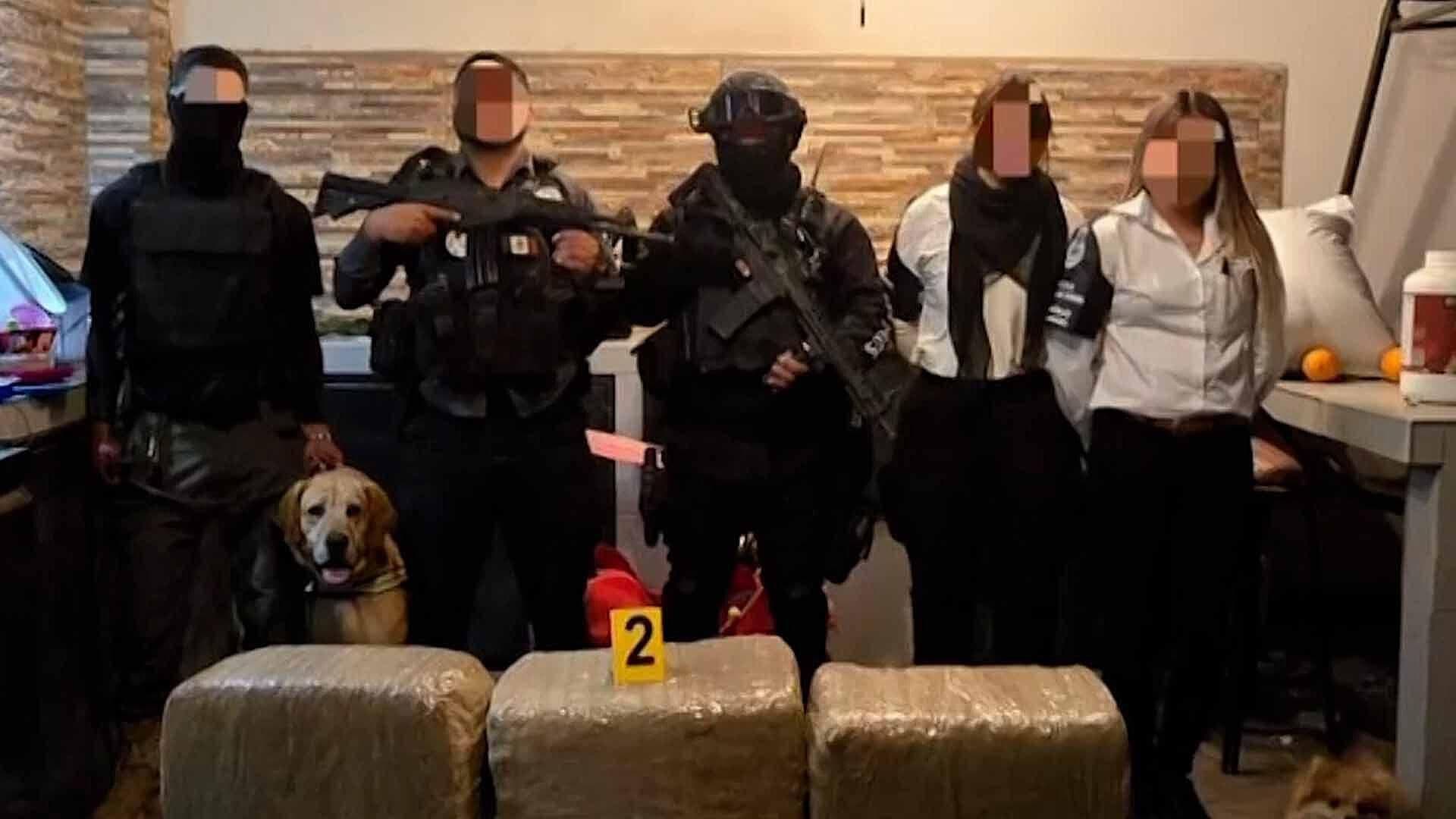 Aseguran 65 Kilos de Cannabis y Tres Armas de Fuego en Casa de Torreón
