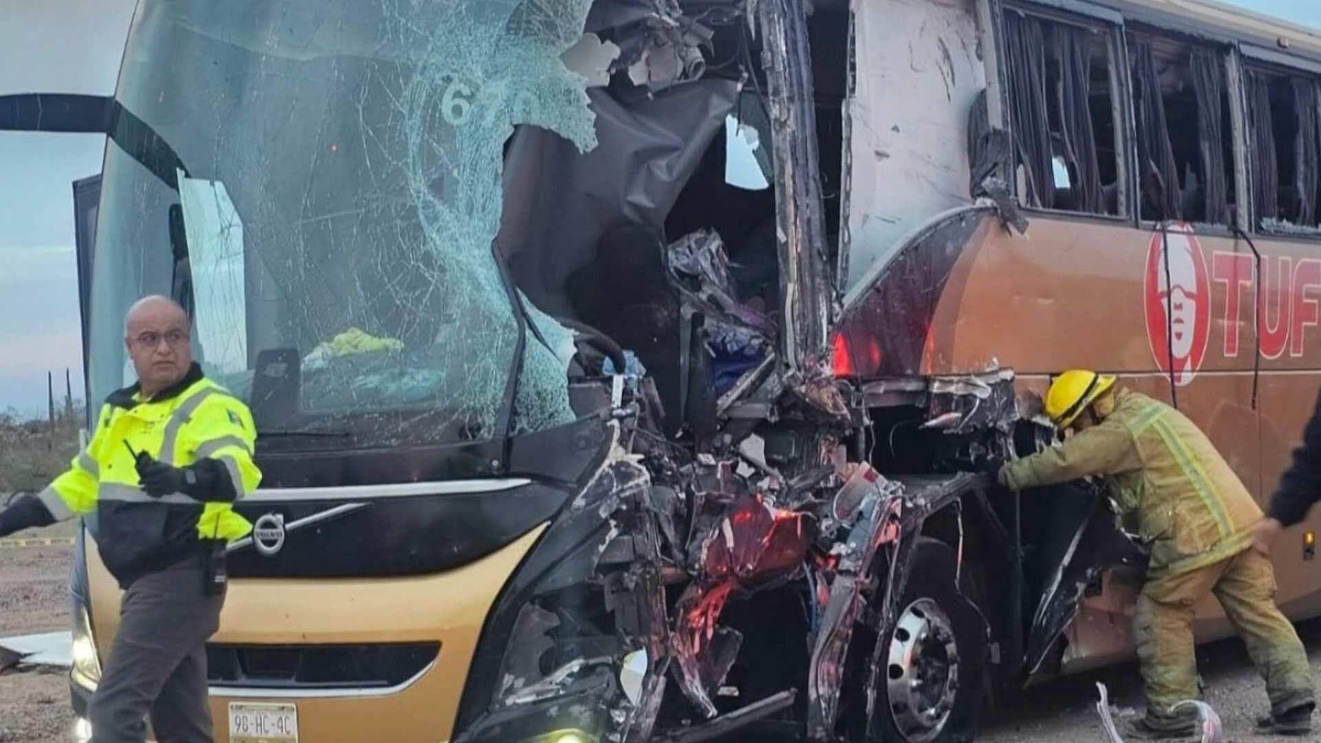 Accidente de Autobús de Pasajeros Deja a 5 Personas Fallecidas en Carretera Caborca-Sonoyta