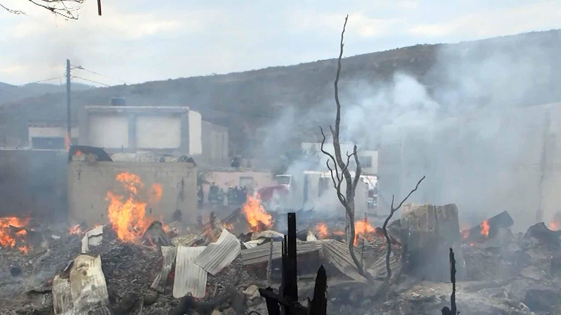 Incendio en Maderería de Saltillo Movilizó a Bomberos en Colonia El Álamo