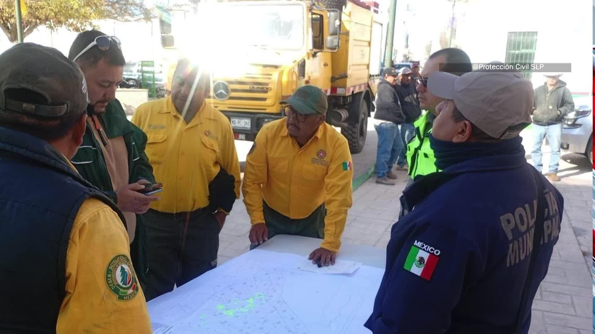 Más de 24 Horas Activo Incendio Forestal en Santo Domingo, SLP