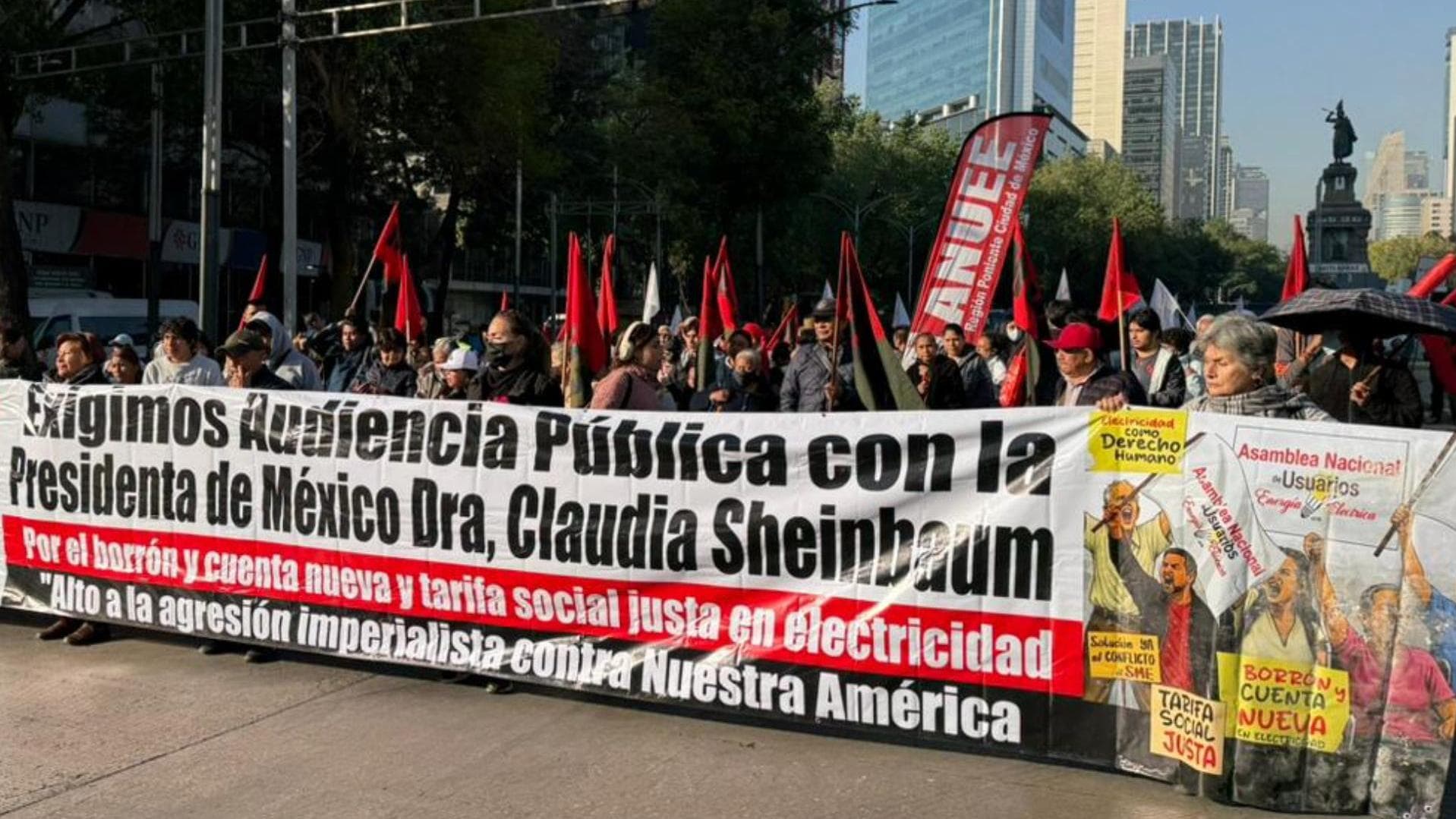 Marcha en Reforma Hoy; ANUEE va al Zócalo Capitalino