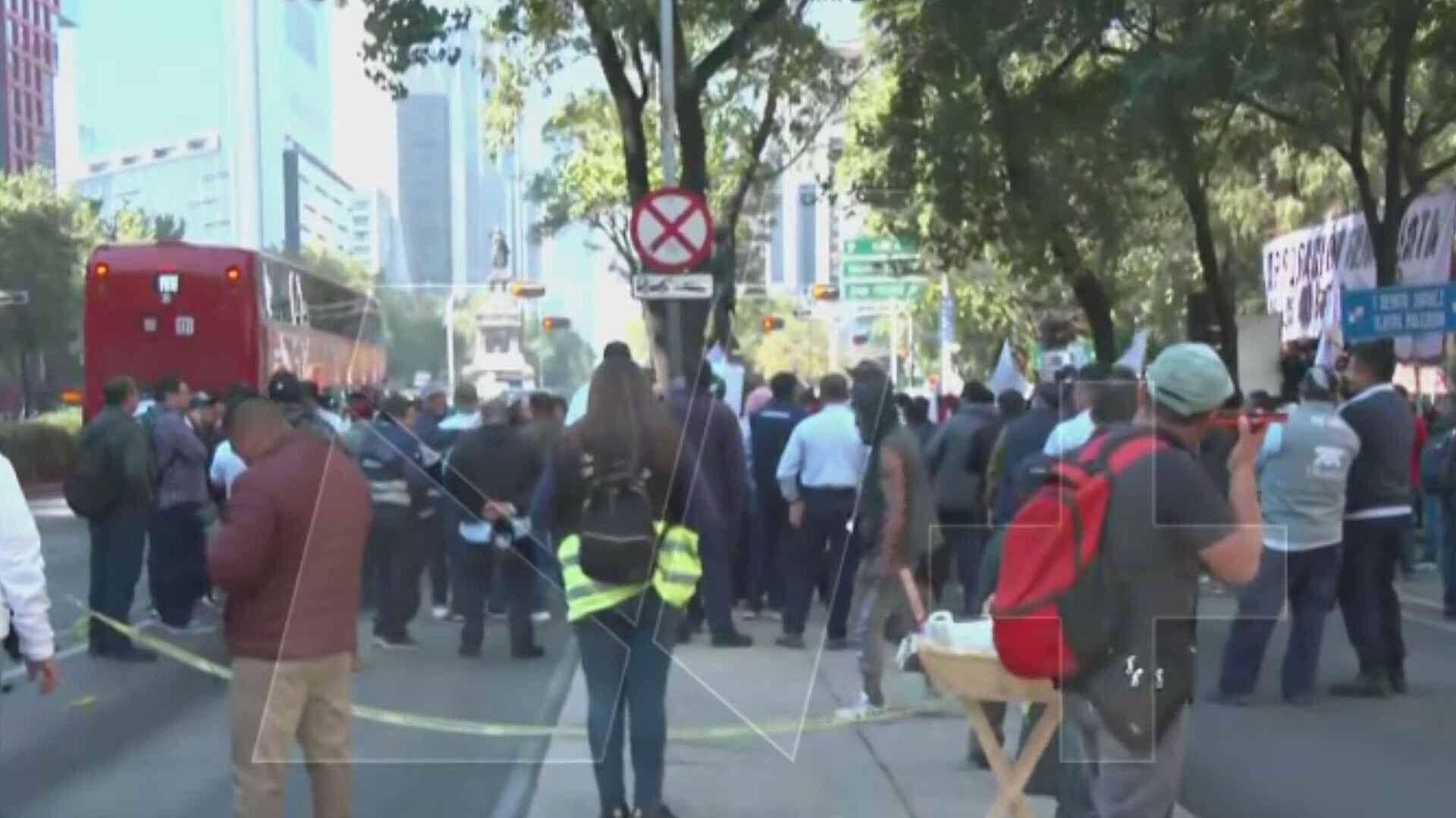 Manifestación Frente al Senado Hoy 10 de Febrero: Circulación Complicada en Reforma, CDMX