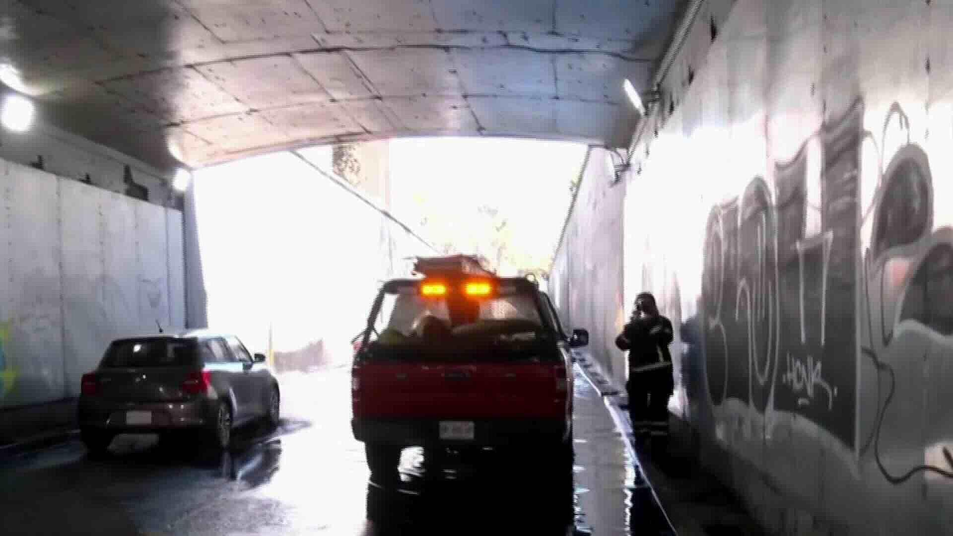 Encharcamiento en Niños Héroes y Calzada de Tlalpan, CDMX, Provoca Caos Vial