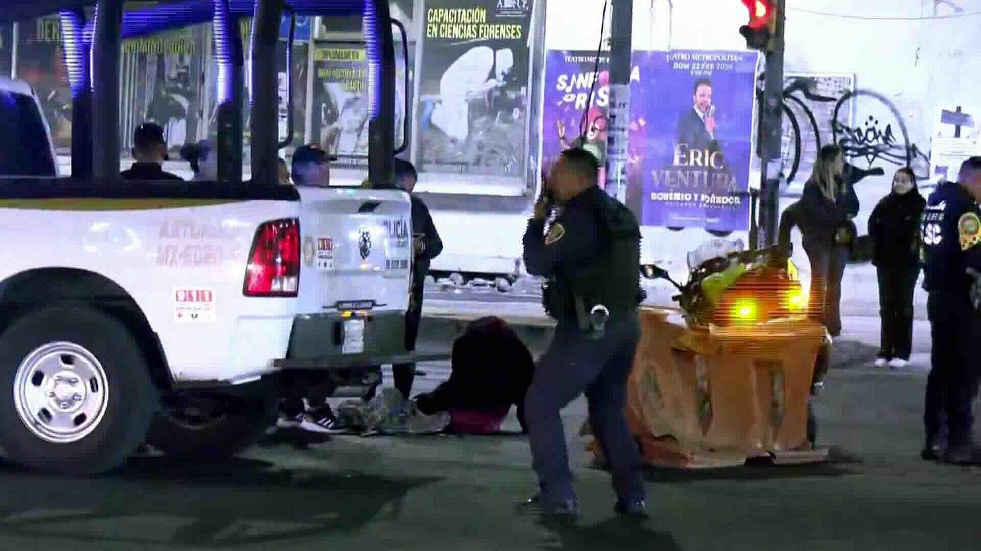 Atropellan a Persona en Doctor Río de la Loza, Colonia Doctores, CDMX; Policía Acordona