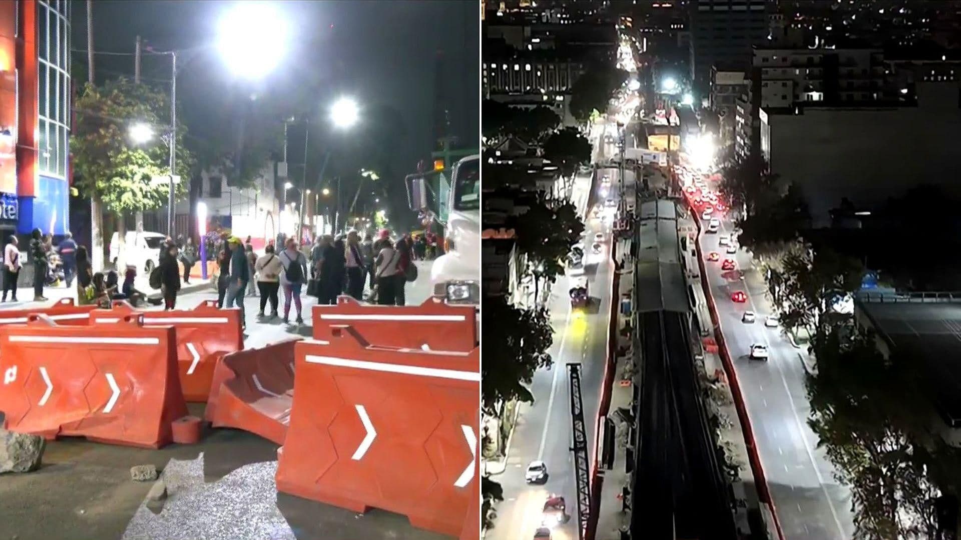 Trabajadoras Sexuales Bloquean San Antonio Abad; Así Se Ve Movilización desde el Aire