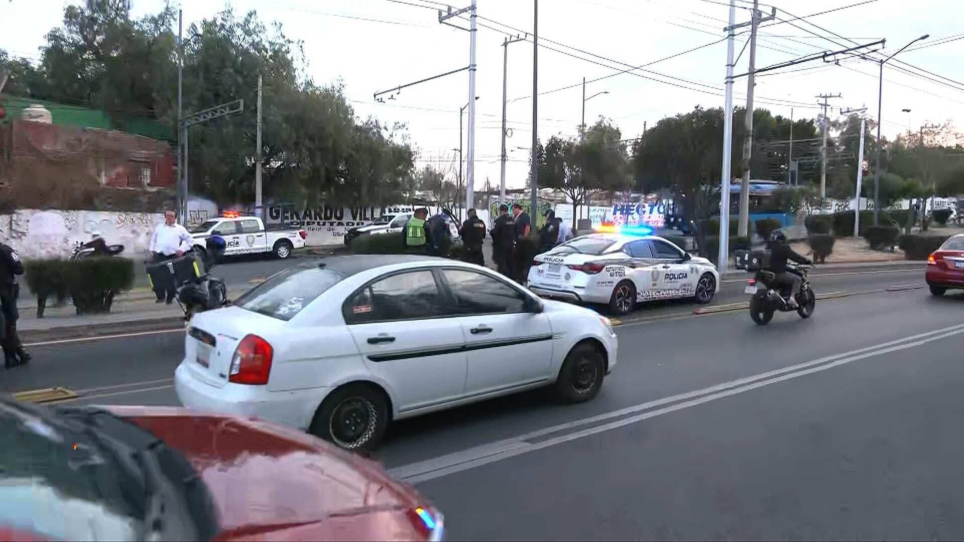 Trolebús Atropella a Peatón en Los Reyes, Coyoacán en CDMX