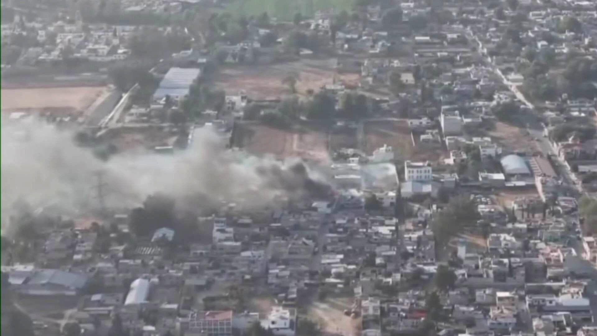 Reportan Tres Explosiones en Texcoco; Dos Serían por un Polvorín