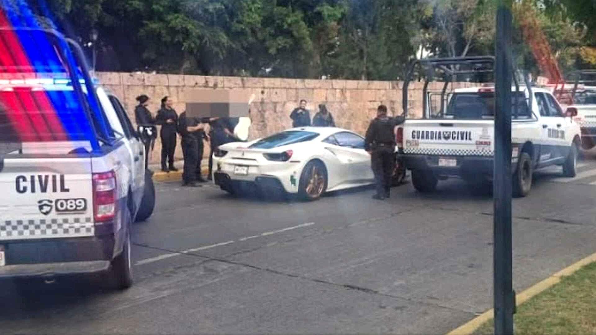 Ferrari con Reporte de Robo en EUA es Asegurado por Guardia Civil en Morelia
