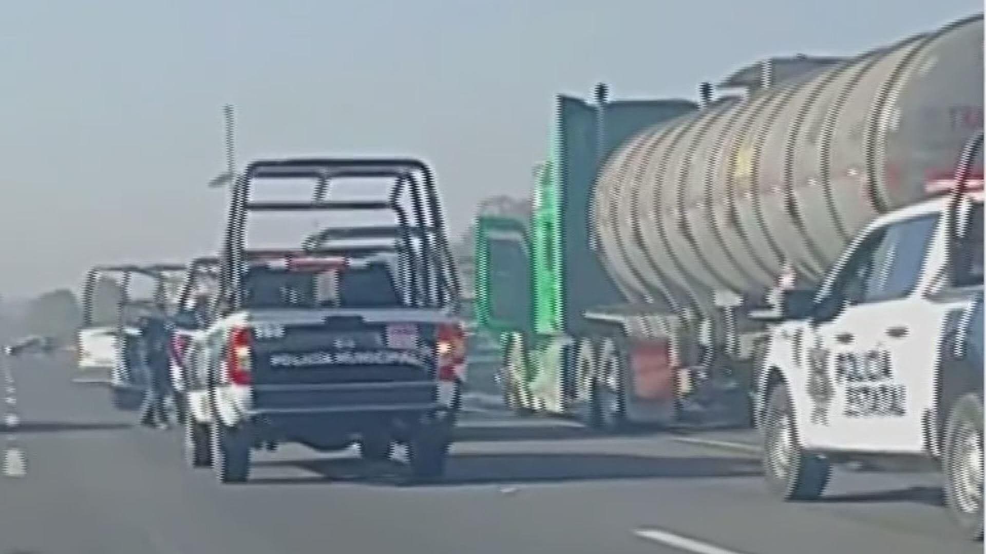 VIDEO: Así Fue la Persecución Policiaca en la México-Pachuca por Robo de Tráiler