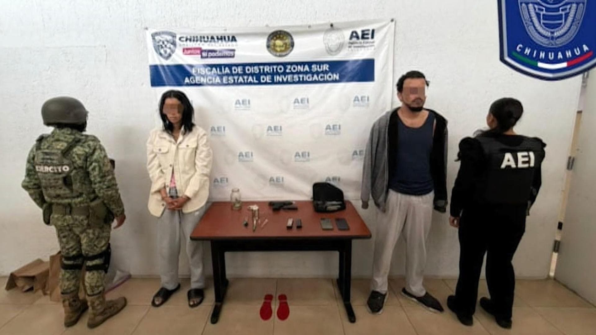 Aseguran Armas y Droga Tras Cateo en el Municipio de Parral; Una Pareja fue Detenida