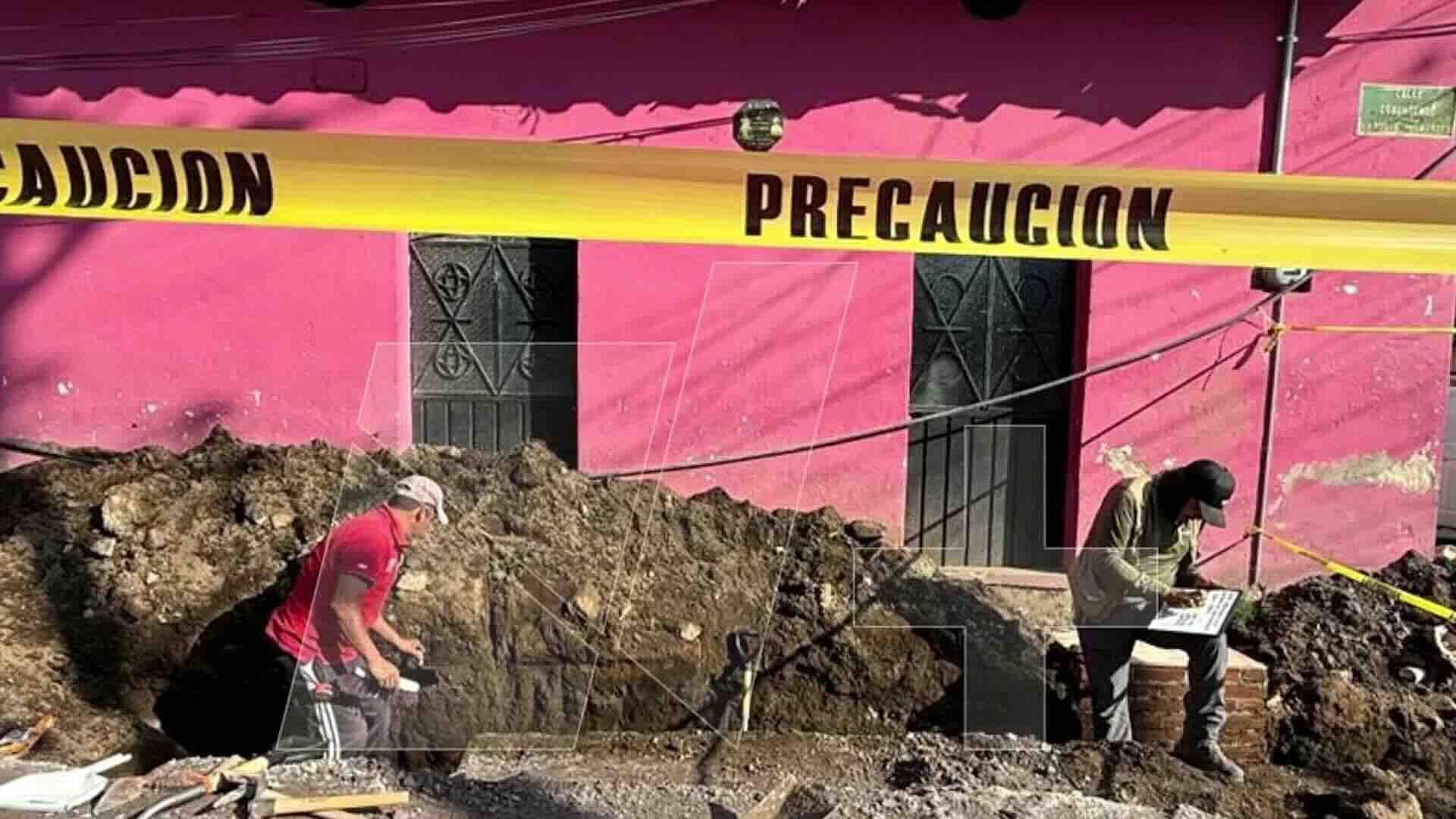 Descubren Restos Prehispánicos en Xiutetelco, Puebla Durante Obras de Pavimentación