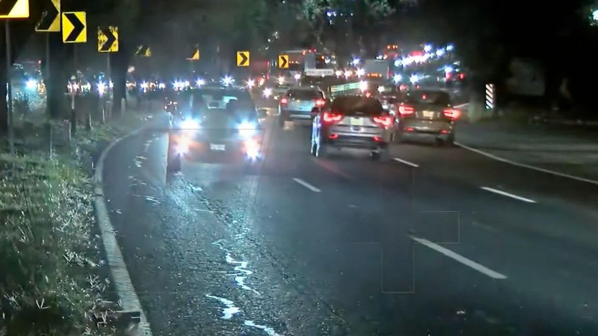 Aplican Carril de Contraflujo tras Choque en Carretera Nacional en Santiago, Nuevo León