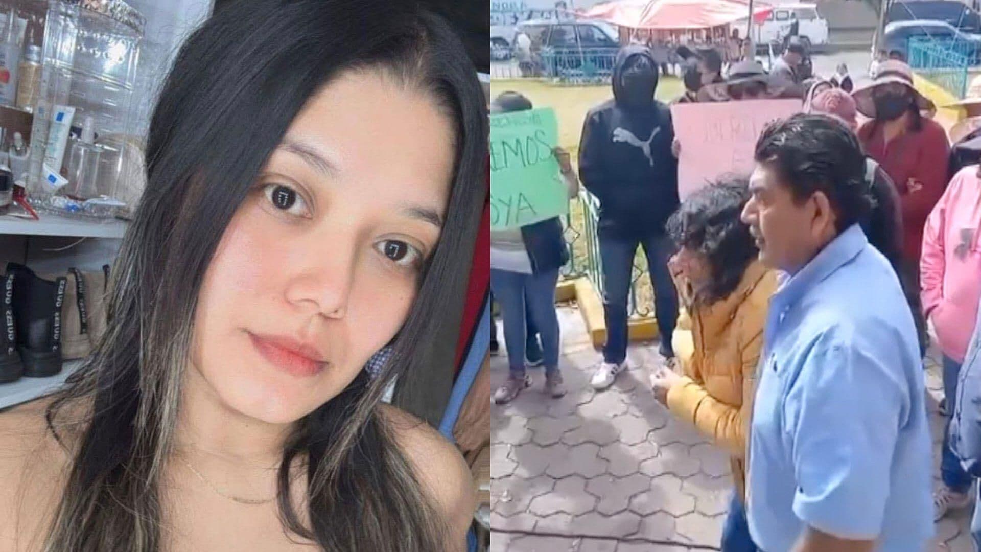 Padres de Lidya Valdivia Desmienten Rumores durante Manifestación