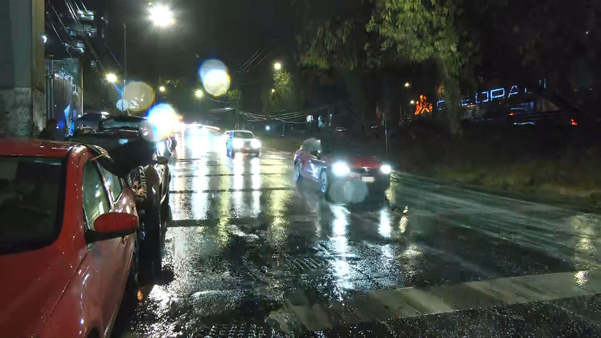 Reportan Lluvia en Carretera Picacho-Ajusco en la Alcaldía Tlalpan, CDMX
