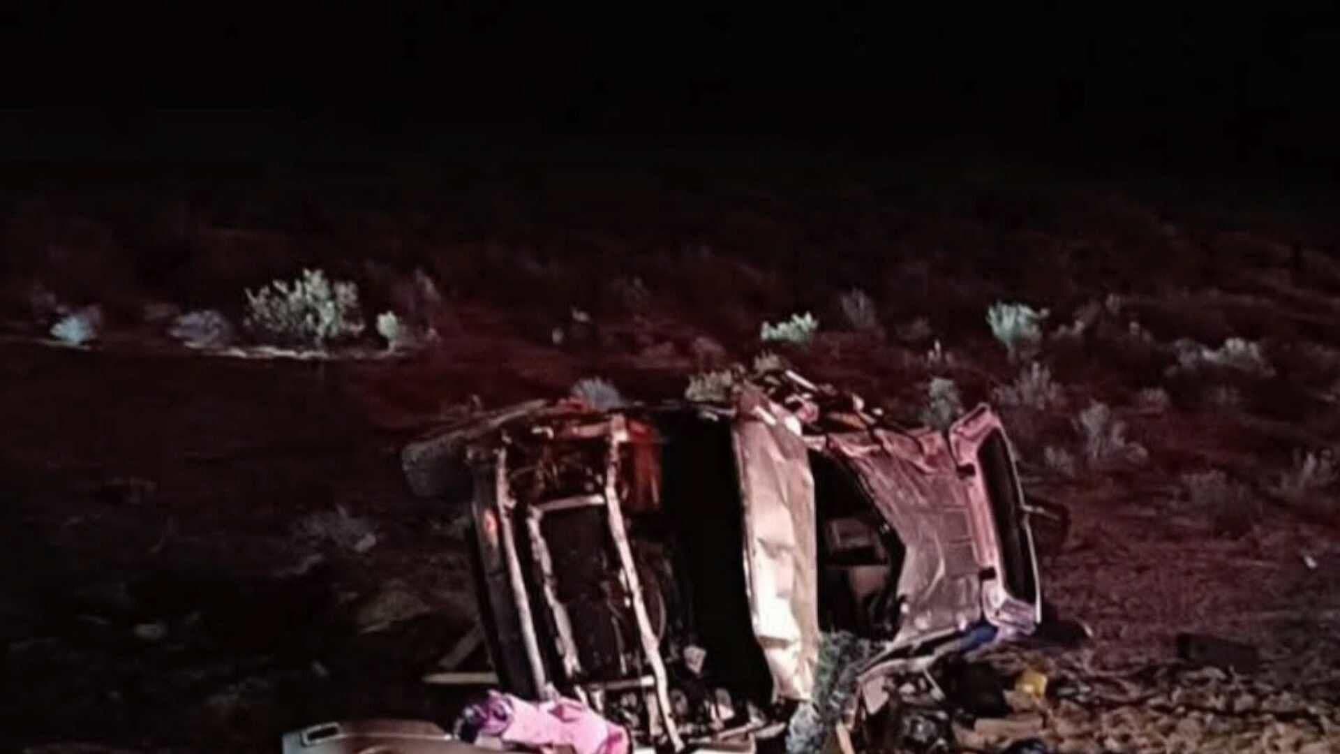 Madre e Hija Mueren tras Volcarse en Carretera a Puerto Peñasco en Sonora